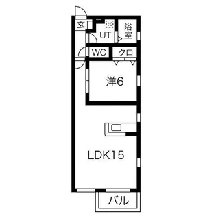 愛知県名古屋市南区内田橋2丁目【アパート】の間取り
