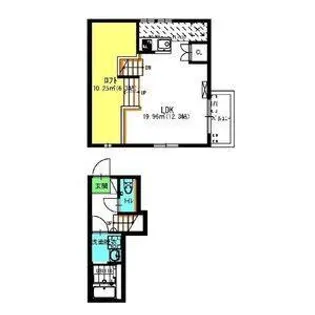 愛知県名古屋市南区笠寺町字市場【アパート】の間取り
