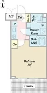 COZY山下通2(コージー山下通ツー)【1階】の間取り