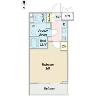 COZY山下通2(コージー山下通ツー)【1階】の間取り