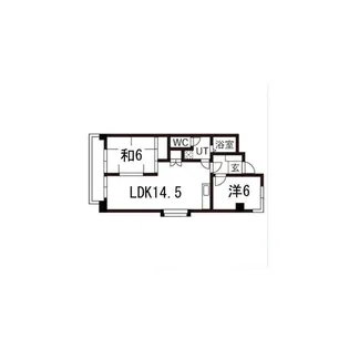 第2栄和マンション【2階】の間取り