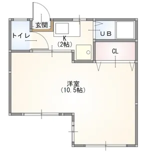 シャトーニシワキ【4D号室】の間取り