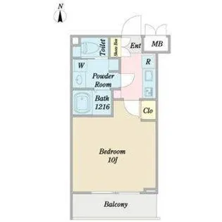 COZY山下通2(コージー山下通ツー)【1階】の間取り