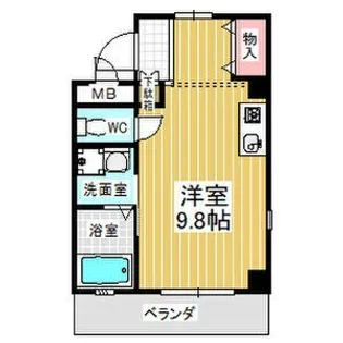 愛知県名古屋市瑞穂区佃町1丁目【マンション】の間取り