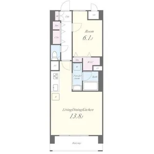 愛知県名古屋市天白区表山1丁目【マンション】の間取り