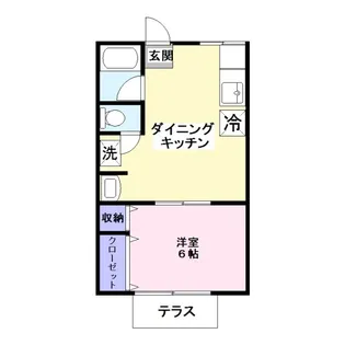 フレンドハイツ【101号室】の間取り
