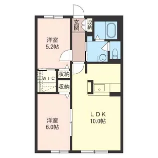 【シャーメゾン】グランドゥール桜木Ⅱ【102号室】の間取り