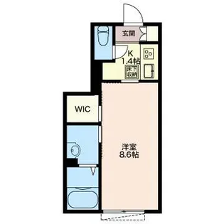 【シャーメゾン】エターナリー【102号室】の間取り