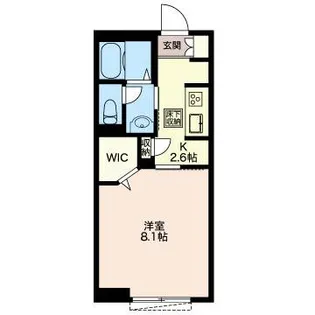 【シャーメゾン】エターナリー【106号室】の間取り