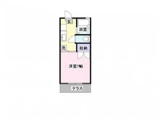 アンビション都賀【203号室】の間取り