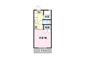 アンビション都賀【201号室】の間取り