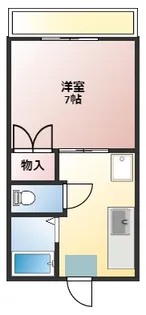 アンビション都賀【105号室】の間取り