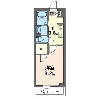 【シャーメゾン】ZⅠ(ゼットワン)【310号室】の間取り