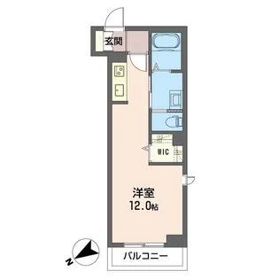 【シャーメゾン】クオリスタ都賀【305号室】の間取り