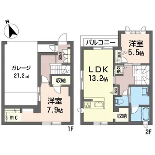 【シャーメゾン】グランドゥール桜木Ⅲ【101号室】の間取り