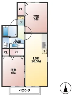 みやびハウス【2階】の間取り