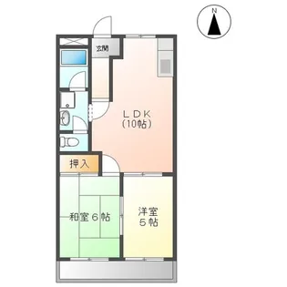ミロワール【00203号室】の間取り
