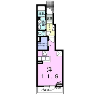 ブリーズ A【1階】の間取り