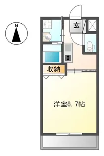 プランドール【2階】の間取り