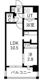 ワールドアイ大阪フェリーチェ(旧グランフェリーチェ・ナイン)【14階】の間取り