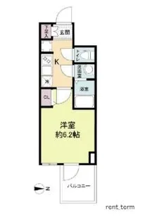WORVE大阪本町【7階】の間取り