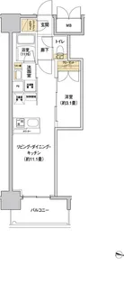 リビオメゾン新大阪【7階】の間取り