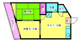 福岡県福岡市博多区麦野4丁目【マンション】の間取り