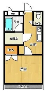 スクエア西月隈【4階】の間取り