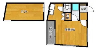 プラザ東大橋【102号室】の間取り