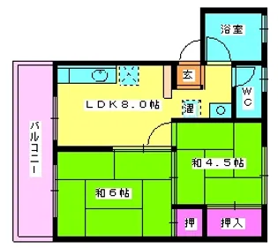 ミラノビル【302号室】の間取り