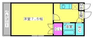 エスポワール諸岡【302号室】の間取り