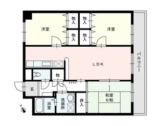 グランコート・テラ97【302号室】の間取り