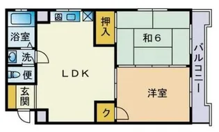 ハイムオリンポス【102号室】の間取り