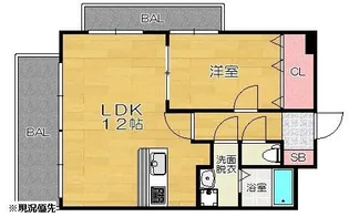 アストリア【601号室】の間取り