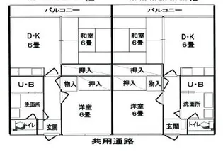 ペアシティーフォーレスト【105号室】の間取り