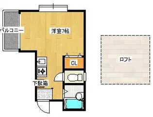 クレアールⅡ【201号室】の間取り