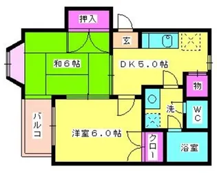 プロスパ6【101号室】の間取り