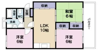 ニューコーポ進藤A【3階】の間取り