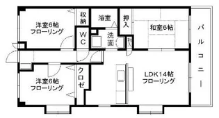 メゾン・リヴィエール【203号室】の間取り