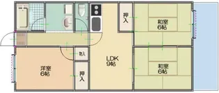 スカイタウン春日【103号室】の間取り