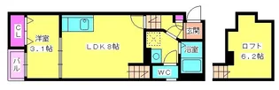 メゾン南福岡【1階】の間取り