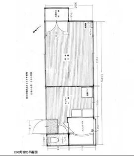ひまわり荘【201号室】の間取り