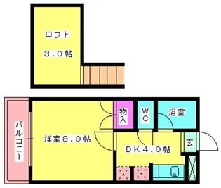 スペースクリエイト春日【1階】の間取り