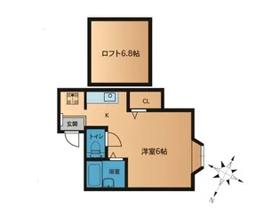 セピアコートⅠ【203号室】の間取り