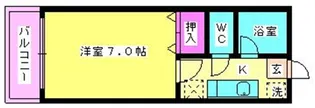 ジョイフルマンション井尻【506号室】の間取り