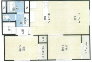 井上ビル【201号室】の間取り