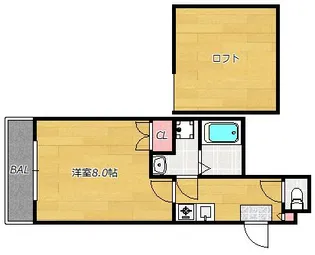 クラーレ【301号室】の間取り