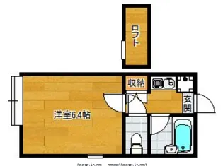 南里エクシード【104号室】の間取り