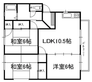 ゆきハイツ【202号室】の間取り