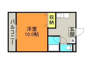 TSハイツ【402号室】の間取り